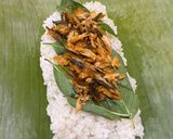 Foto langkah ke 4 dari resep 74. Nasi Bakar Tongkol Kemangi.