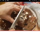 A picture of step 9 of Eggless plum cake.