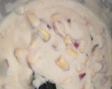 A picture of step 7 of Peach and Mascarpone Soft Cake.