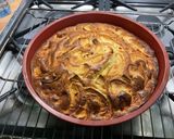 Une image de l'étape 14 de Gâteau moelleux aux pommes, citron et mascarpone.