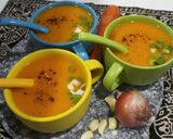 A picture of step 5 of Carrot onion soup.