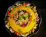 A picture of step 4 of Sprouts Salad Chaat In Khaman Dhokla Bowl.