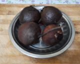 A picture of step 1 of Kerala style beetroot pickle.
