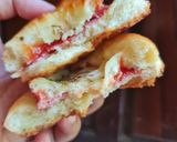 Foto langkah ke 8 dari resep Smoke Beef Chesee Bread.