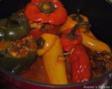 A picture of step 10 of Persian Stuffed bell peppers.