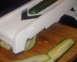 Foto del paso 1 de la receta: Rollitos de pepino