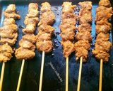 A picture of step 4 of Beef Kebab(Tsire).