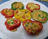 รูปขั้นตอนการทำที่ 9 ของ ไข่เจียวพริกหวาน