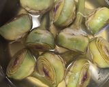 Foto del paso 3 de la receta: Alcachofas en vinagre. Carmen de Jaén