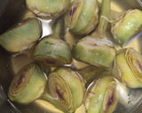 Foto del paso 3 de la receta: Alcachofas en vinagre. Carmen de Jaén
