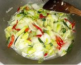 Foto langkah ke 3 dari resep Tumis Sawi Putih.
