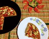 A picture of step 11 of Pan Poha Pizza.
