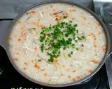 Hình bước làm 14 của món Cháo Gà 닭죽