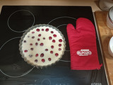 Pastel de cerezas francés - clafoutis francés -