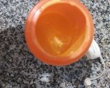 A picture of step 4 of Zafrani Jalebi.