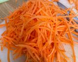 A picture of step 1 of Carrot and celery remoulade.