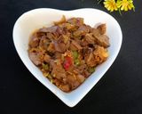 Foto langkah ke 4 dari resep Oseng ati ampela pedas manis.