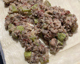 Foto del paso 3 de la receta: Rollos de hojaldre, rellenos de verduras de temporada y jamón ibérico