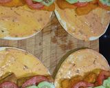 A picture of step 7 of Chicken Pita Wraps 🫓🫓.