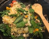 A picture of step 2 of Vegan hash browns.