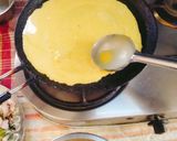 A picture of step 5 of Besan Cheela - paneer stuffed Besan cheela in 15 minutes / Healthy instant morning Breakfast chila.