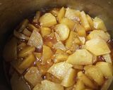 A picture of step 3 of Shaljum ki bhujiya (Turnip).