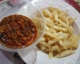 A picture of step 2 of Fried Yam with Egg Sauce.
