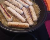 Foto del paso 6 de la receta Salchichas de pollo caseras encebolladas