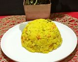 A picture of step 5 of Samak Rice Khichdi.