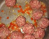 Foto del paso 2 de la receta: Spaghetti con salsa y albóndigas de ternera