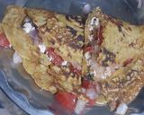 बेसन से बना स्वादिष्ट चिला(besan ka chilla recipe in hindi) रेसिपी चरण 5 फोटो