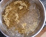 A picture of step 1 of Moong dal cheela.