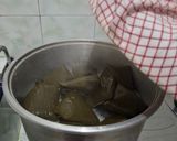 Foto langkah ke 10 dari resep Bacang ketan isi ayam gurih daun pisang (tanpa rebus lama)🍙.