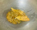 A picture of step 2 of Torai & kaddu with chana dal (Ridge gourd & pumpkin with split chick peas).