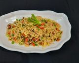 A picture of step 5 of Vegatable Fried Rice.