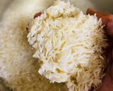 A picture of step 1 of Mutton Pulao.