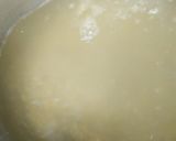 A picture of step 1 of Haleem with roti and jalebi.