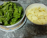Foto del paso 1 de la receta: Tortilla de patatas y acelgas