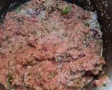 A picture of step 5 of Gallawat ka qeema.