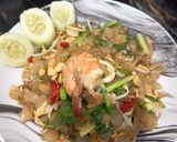 Foto langkah ke 3 dari resep Mie tiaw goreng seafood.