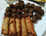 A picture of step 4 of Bajre ki kabab 😃😃.