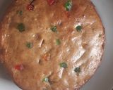 A picture of step 8 of Wheat Flour Eggless Christmas Cake.