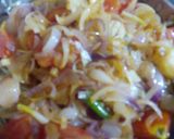 A picture of step 2 of Methi chicken.