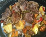 Foto del paso 9 de la receta: Arañita con verduras a la bolsa