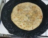 A picture of step 8 of Aloo palak paratha.