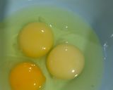 A picture of step 1 of Scrambled cheese omelet.