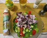 Friss kerti saláta 🥗 parmezánnal 🧀 és könnyű citromos öntettel 🍋 recept fázis 4 fotója