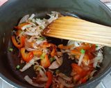 A picture of step 2 of Stir Fry Prawns.