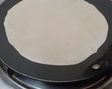 A picture of step 4 of Mexican flour Tortillas (Indian style).