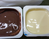 Foto del paso 1 de la receta: Natillas vainilla, chocolate y fresas